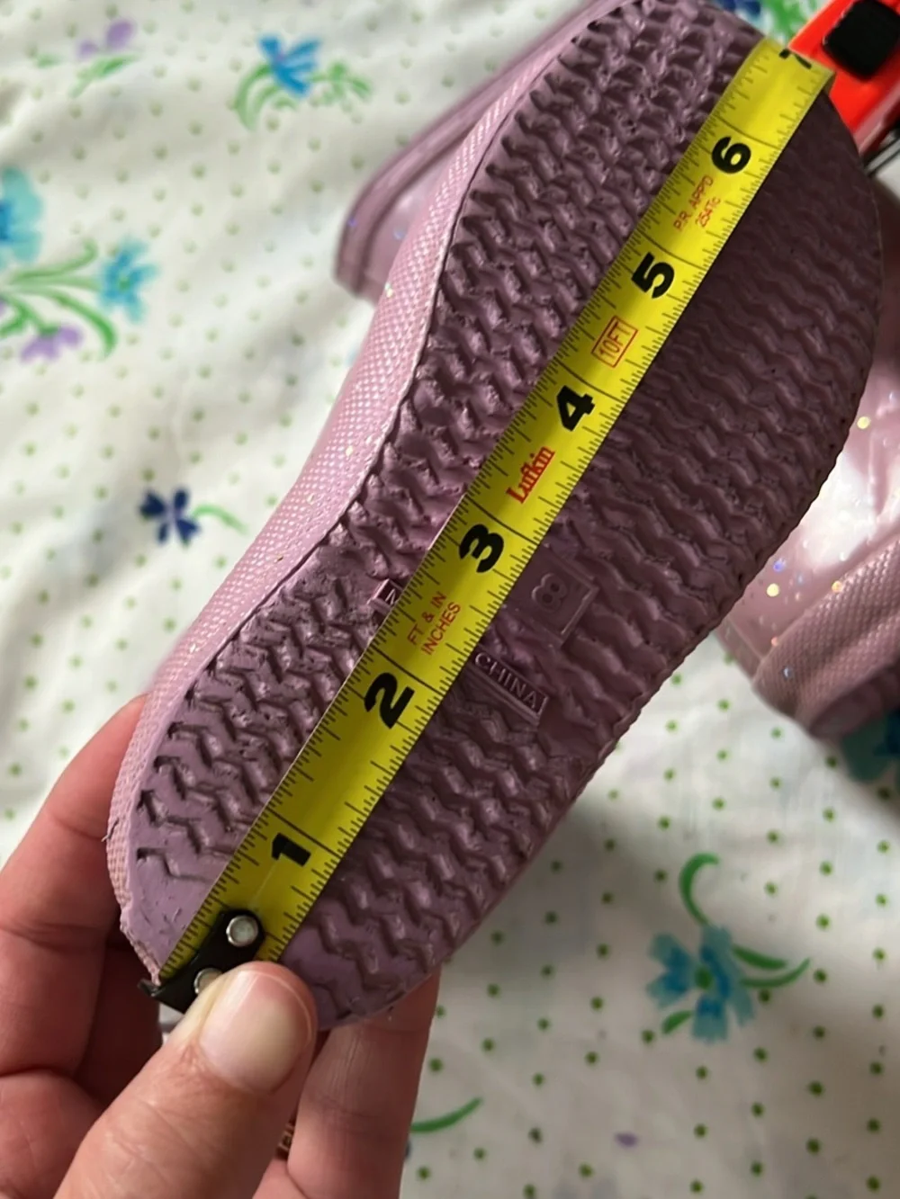 Hunter Little Girl Glitter Lavender Boots - 10 Toddler